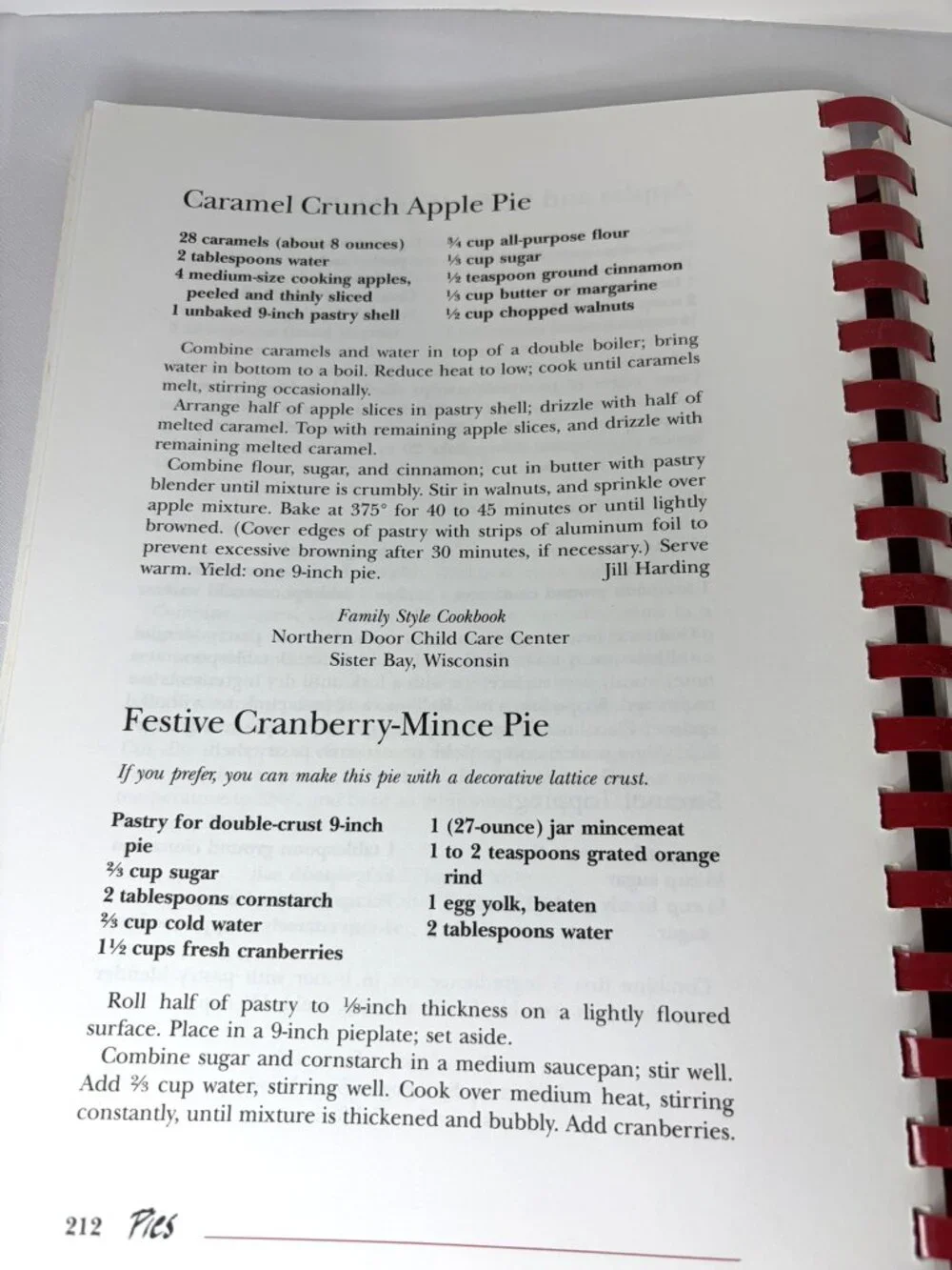 America’s Best Recipes 1994 Hometown Collection Cookbook‎ Spiral Bound Vintage